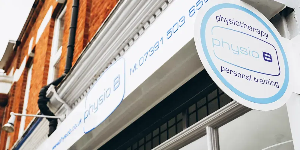 PhysioB physiotherapy clinic near Ealing Broadway
