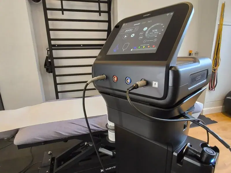 INDIBA therapy equipment in the PhysioB treatment room