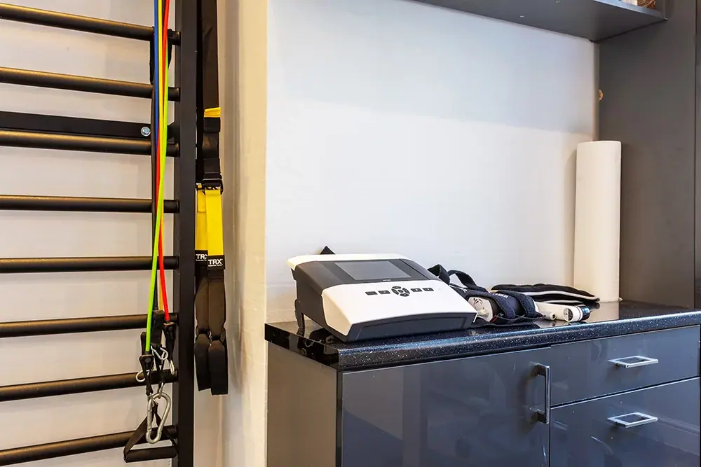 Personal training and exercise area at PhysioB